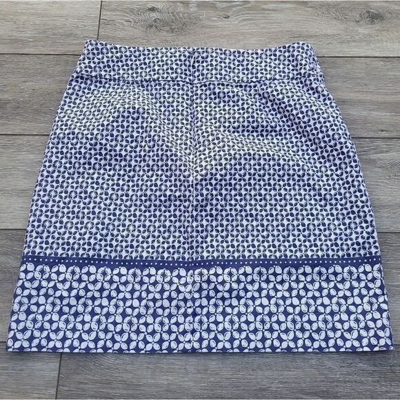 Talbots blue and white coastal colored skirt size 8 - Picture 5 of 6